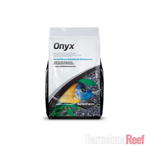Onyx Gravel 7 kg de Seachem para acuario marino | Barcelona Reef