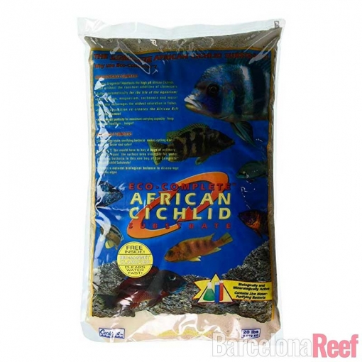 Sustrato Eco-Complete African Cichlid Mix para acuario marino | Barcelona Reef